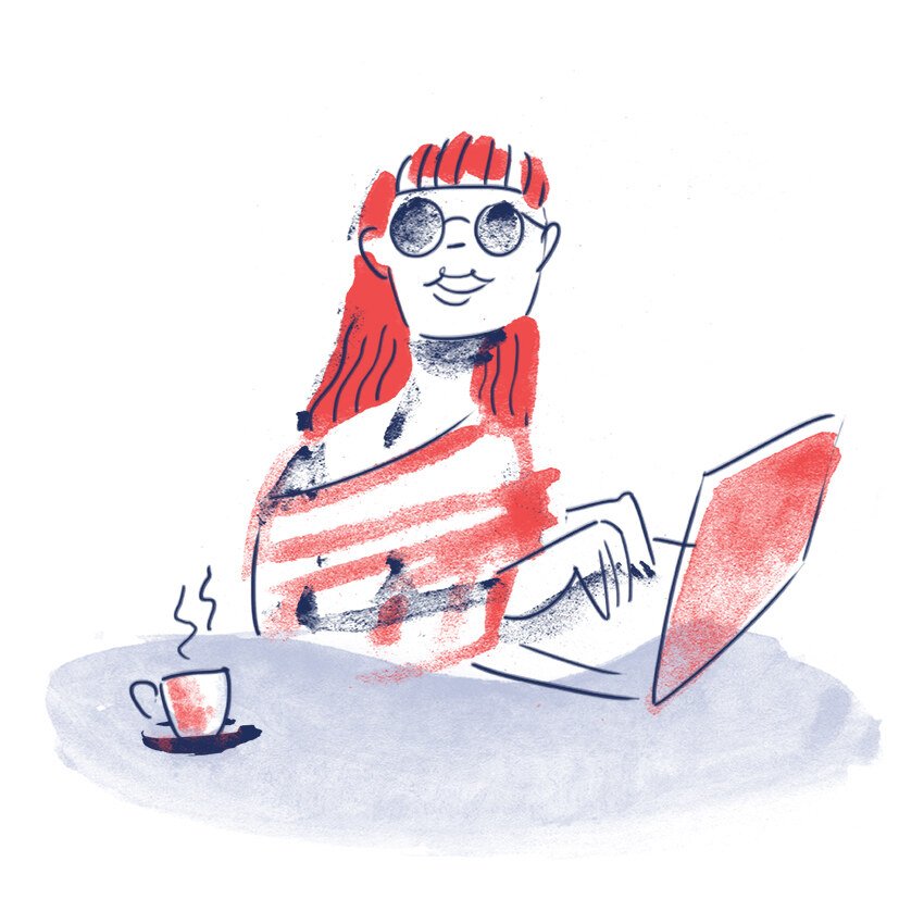 Watercolour Illustration in a watercolour style